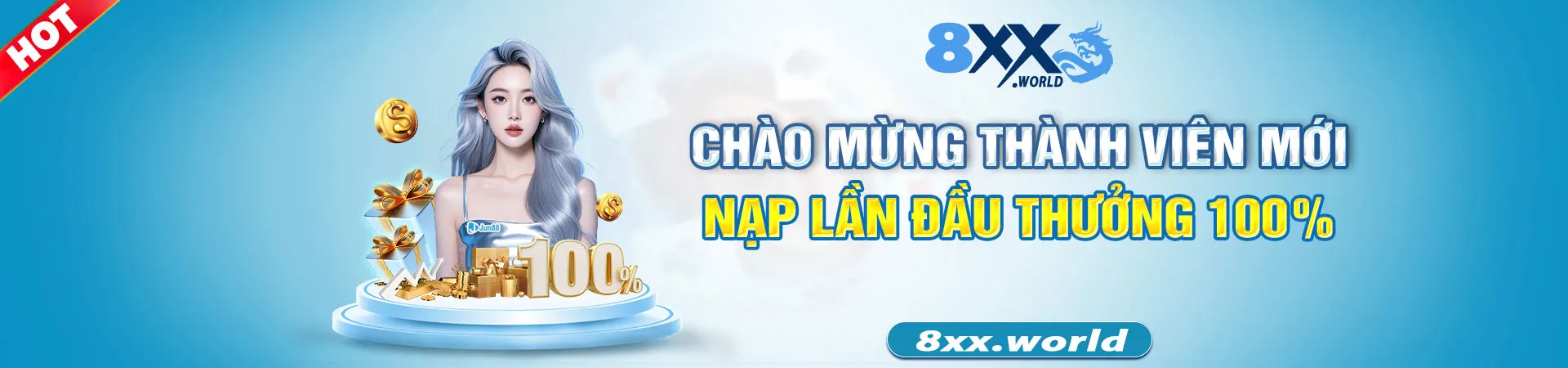 chào mừng thanh viên mới nạp đầu nhận 100%