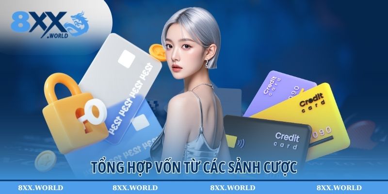 Tổng hợp vốn từ các sảnh cược