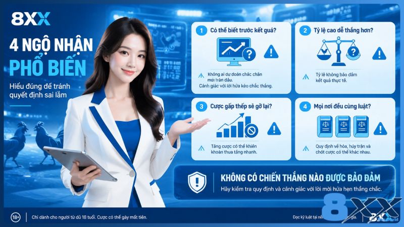 8XX minh họa 4 ngộ nhận phổ biến