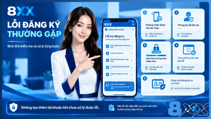 8XX minh họa lỗi đăng ký thường gặp