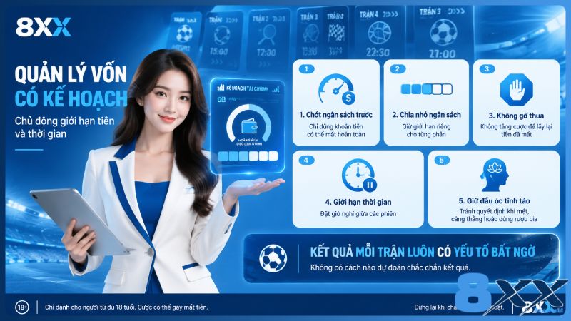 8XX minh họa quản lý vốn có kế hoạch